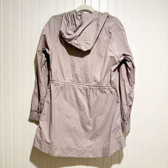 Calia Gray Woven Anorak Nylon Windbreaker Jacket Size Small - Picture 7 of 7